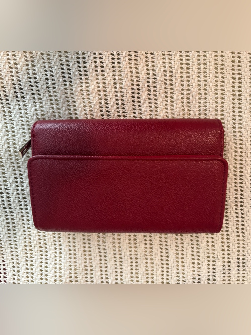 Red SafeKeeper RFID wallet/clutch